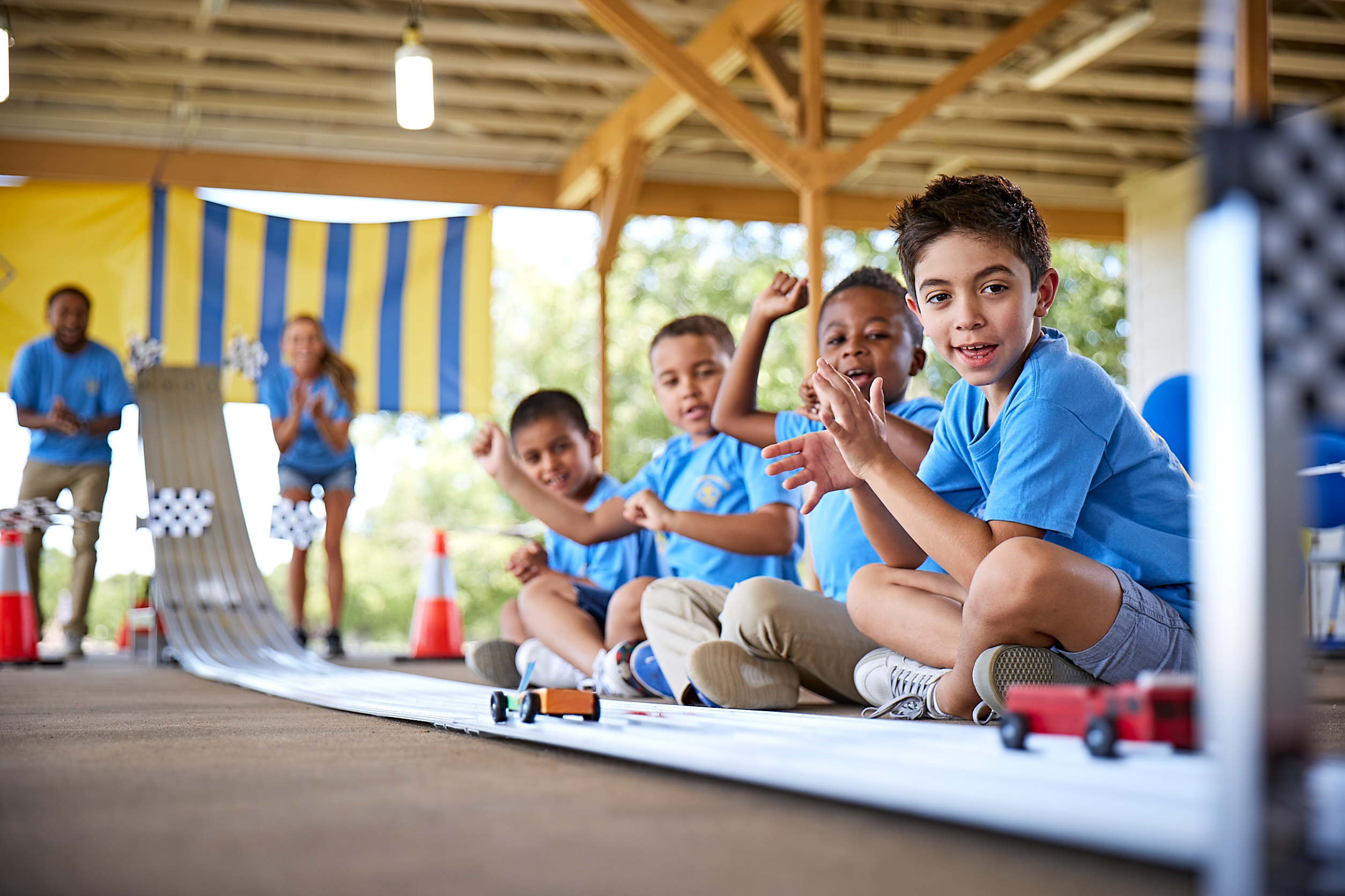 One of Pack 773's fun events, the Pinewood Derby